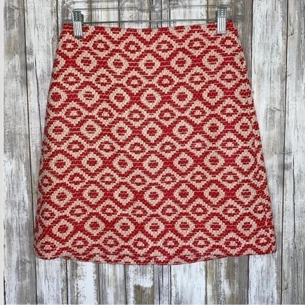 Loft Geo Jacquard Shirt Tweed Skirt - Picture 2 of 5